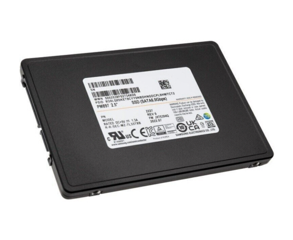 SSD Samsung PM897 960GB Sata3 6Gb/s TLC 3D V-NAND 2.5in
